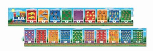 NUMBER TRAIN FLOOR PUZZLE MEL