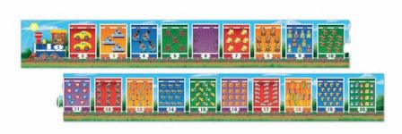NUMBER TRAIN FLOOR PUZZLE MEL - NUMBER TRAIN FLOOR PUZZLE  MELISSA AND DOUG WOODEN TOYS
