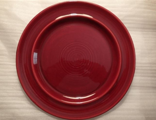 Colorstax Cranberry Metlox Dinner Plate