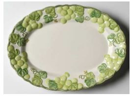 Grape Arbor Medium Oval Platter