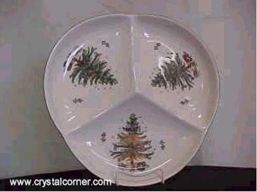 Christmastime Nikko Triple Plate 13