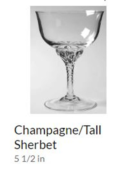 Hawthorne Clear Sasaki Sherbet