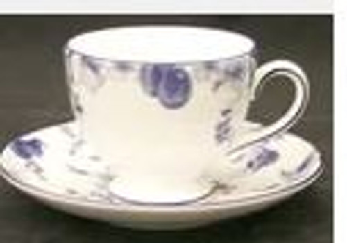 Blue Plum Wedgwood Cup And Saucer