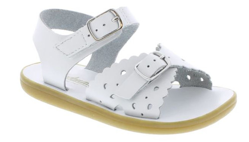 Footmates Sandals Ariel White Size 5