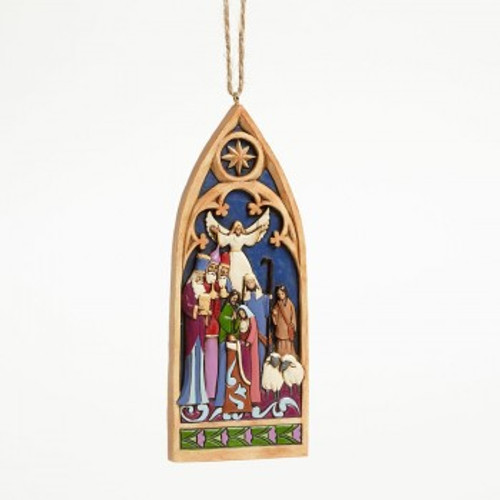 Cathedral Window Nativity - Jim Shore Collectible