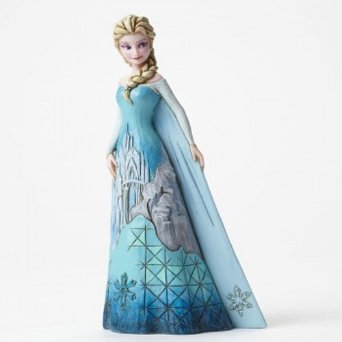 Elsa With Ice Castle Dress Jim Shore Disney Traditons