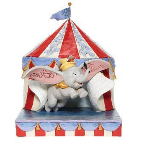 Disney Dumbo Flyin Out Of The Tent Jim Shore