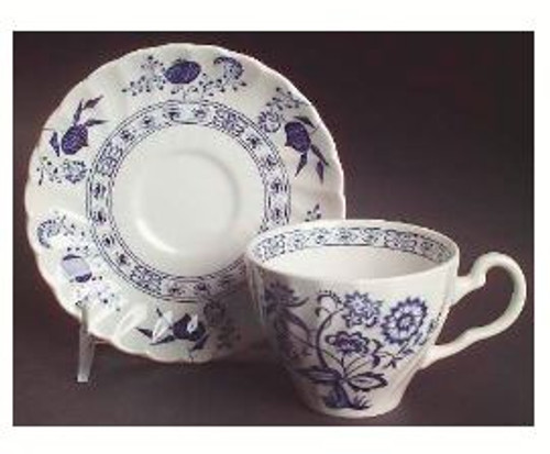 Nordic Blue Johnson  Brothers Cup and Saucer