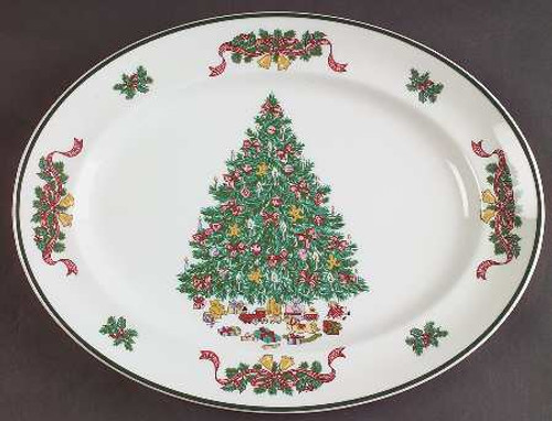 Victorian Christmas Johnson Brothers Small Platter
