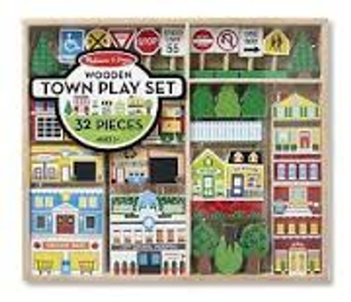 MELISSA AND DOUG WOODEN TOWN P
