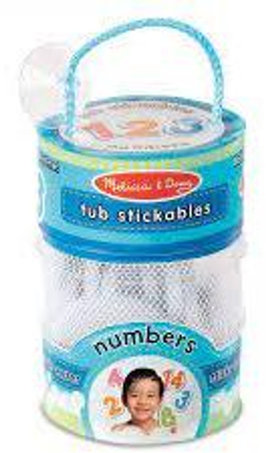Melissa And Doug Tub Stickables Numbers Soft Shapes Bath Toy