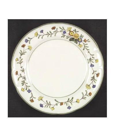 Spring Garland Dinner Plate