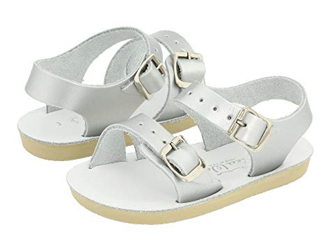 Original Salt Water Sandals - Sea Wee Silver Size 3 Infant