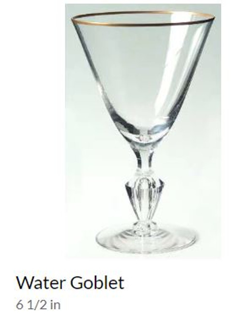 Mansfield Tiffin Water Goblet