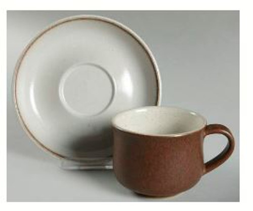 Potpourri White Denby Cup and Saucer