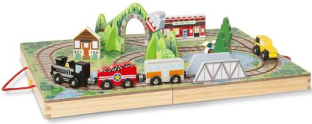 TAKE ALONG RAILROAD MELISSA AN - TAKE ALONG RAILROAD MELISSA AND DOUG