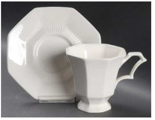 Classic White Nikko Cup and Saucer