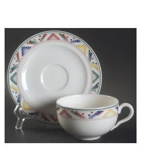 Indian Look Cup and Saucer