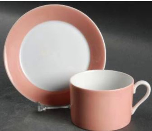 Rondelet Peach Fitz And Floyd Cup and Saucer