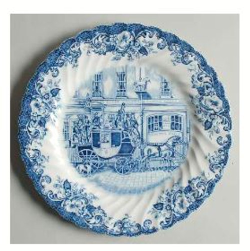 Coaching Scenes Johnson Brothers Salad Plate