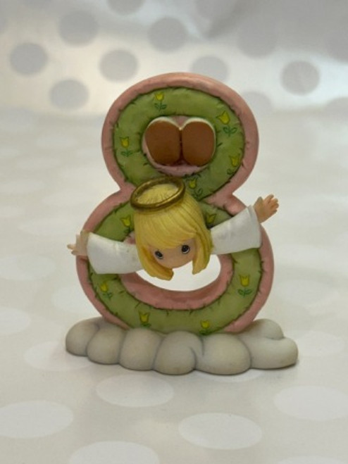 Number 8 Angel Figurine Precious Moments