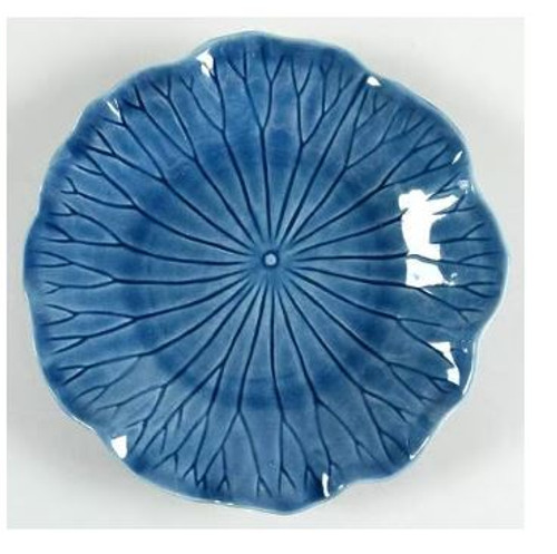 Lotus Blue Metlox Salad Plate
