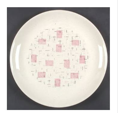 Tickled Pink Round Chop or Serving Platter