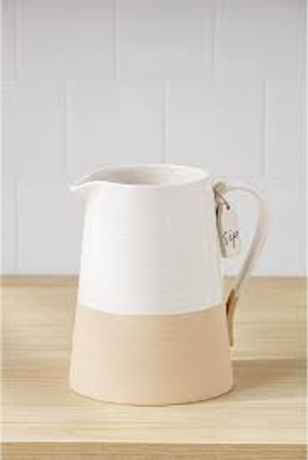 Mud Pie Sip Stoneware Pitcher
