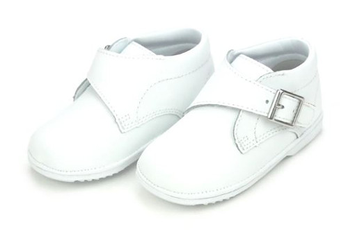 Finch Velcro Bootie Size 2 White Angel Baby Shoes