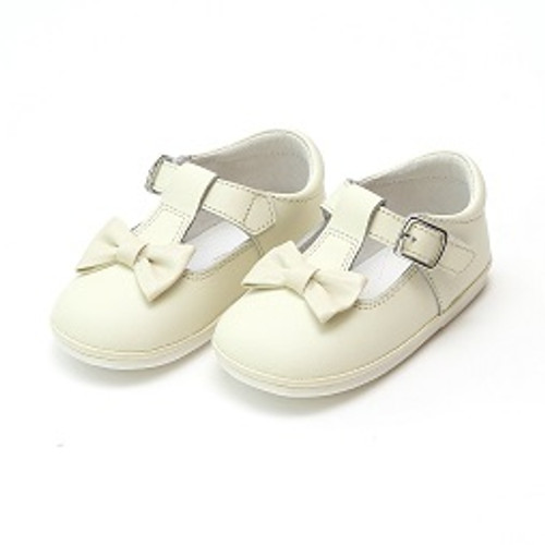 Minnie Ecru Size 7 Angel Baby Shoes