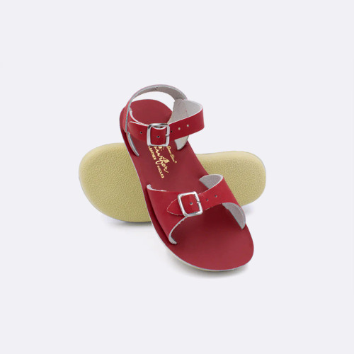 Surfer  Sun San Sandals Red Size 9 Toddler