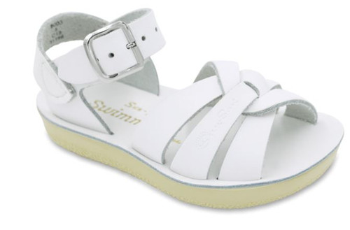 Swimmer White Sun San Sandals Size 2
