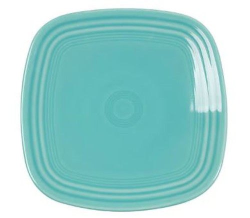Fiestaware Turquoise Homer Laughlin Square Salad Plate