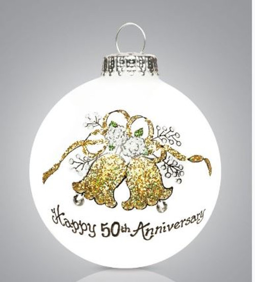 50Th Anniversary Ornament Heart Gifts By Teresa