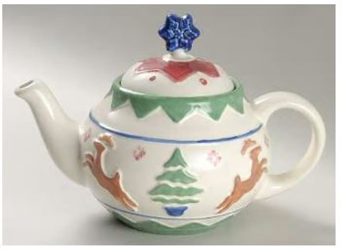 Nordic Christmas Pfaltzgraff Teapot