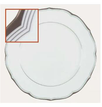 Gold Tiara Dinner Plate