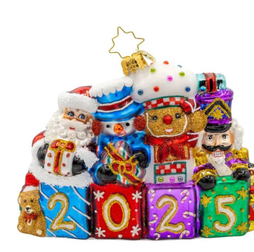 2025 Stacking Up The Cheer Christopher Radko Ornaments