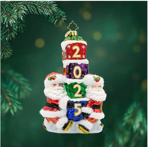 Gift Giving SantaS 2025 Christopher Radko Ornaments