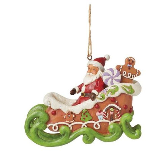 Gingerbread Santa Ornamanet Im Shore Heartwood Creek