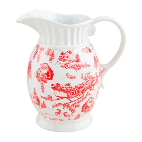 Toile Ceramic Pitcher