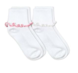 Infant Size 1 4 Pink/White Color Socks Jefferies