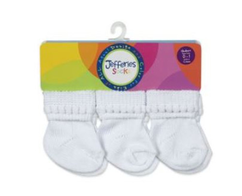 Shoe Size 0 1 White Color Socks Jefferies