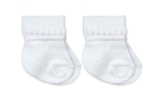 Shoe Size 0 1 White Color Socks