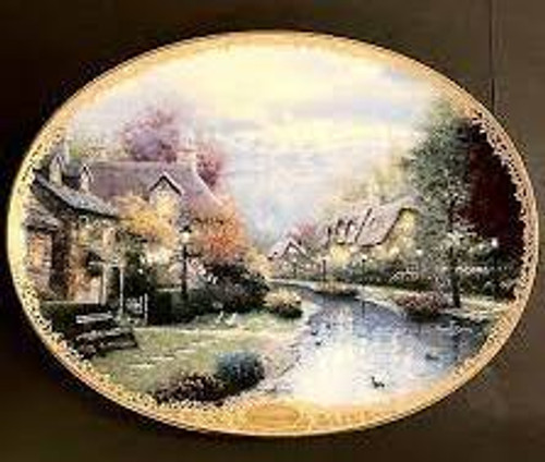 Lamplight Brook 253G Bradford Exchange Plate