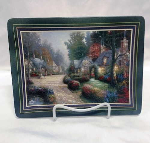 Cobblestone Lane 7084A Bradford Exchange Plate