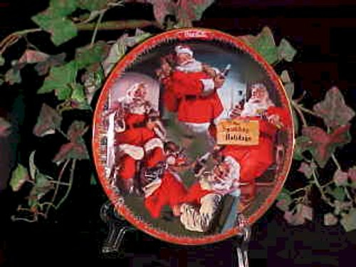 Winter Sunday Evening Sleigh Ride 1065B Bradford Exchange Plate