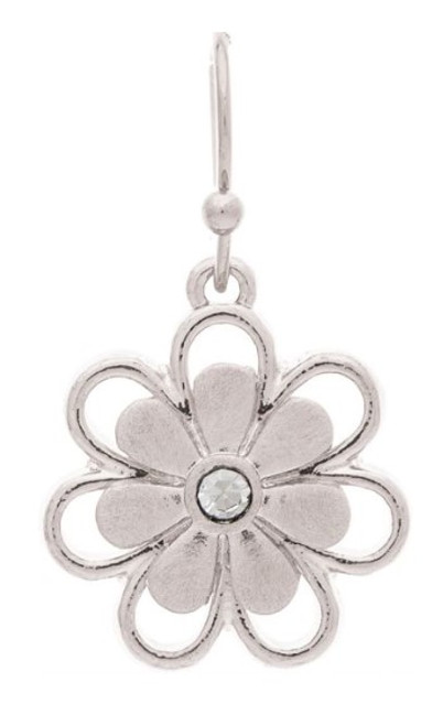 Silver Cry Center Little Daisy Earrings