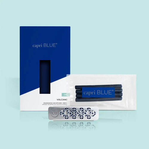 "Elevate Your Drive with Capri Blue Car Diffusers – Find Them at Crystal Corner."