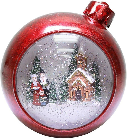 6.5"H Lighted Musical Swirl