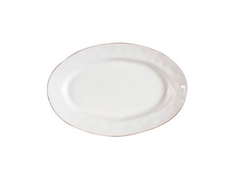 Cantaria White Small Oval Platter